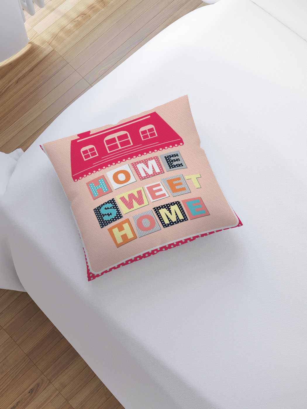 

Наволочка декоративная JoyArty "Мой милый дом" на молнии, 45x45 см