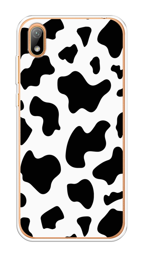 

Чехол Awog на Honor 8S "Пятна коровы", Белый;черный, 69150-1