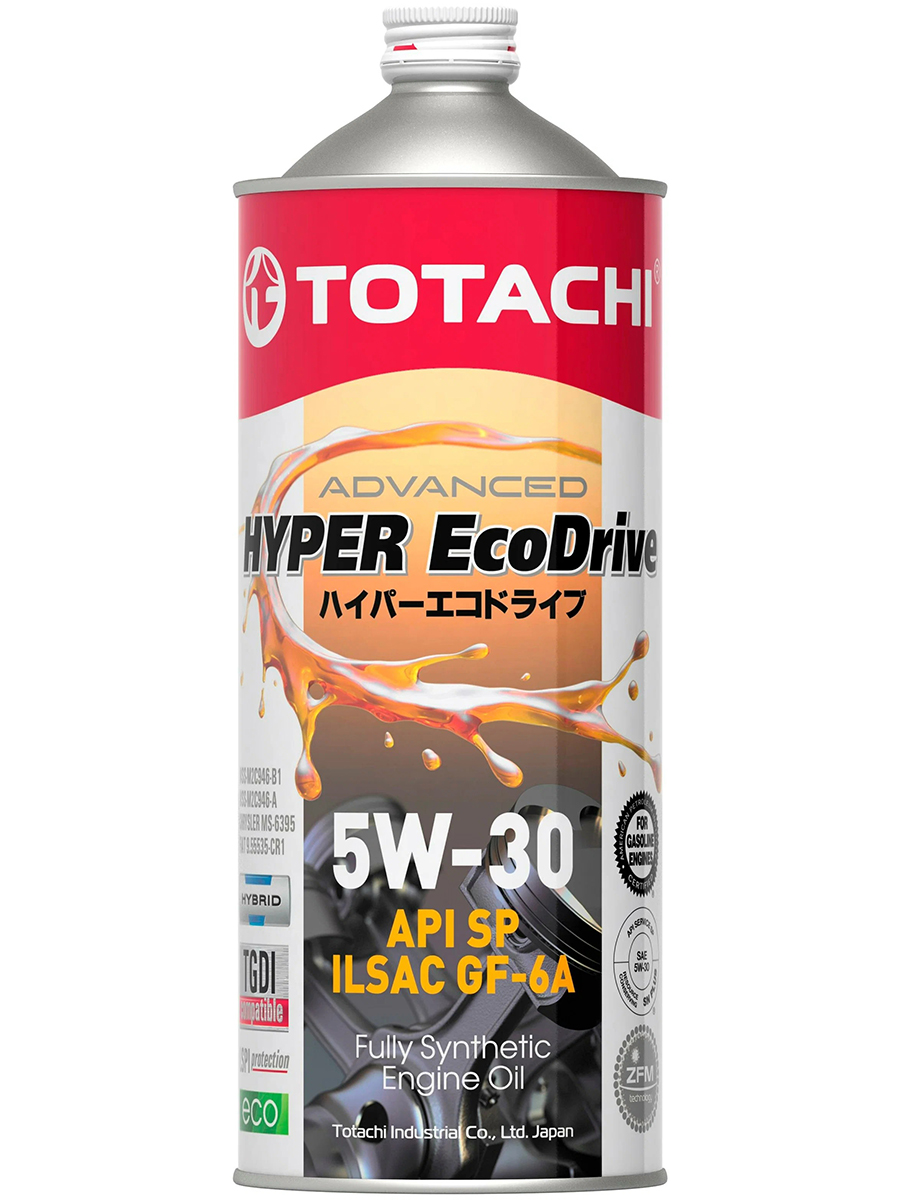 фото Totachi e0301 totachi hyper ecodrive 5w30 (1l)_масло моторн.! синт.\api sp, ilsac gf-6a, f