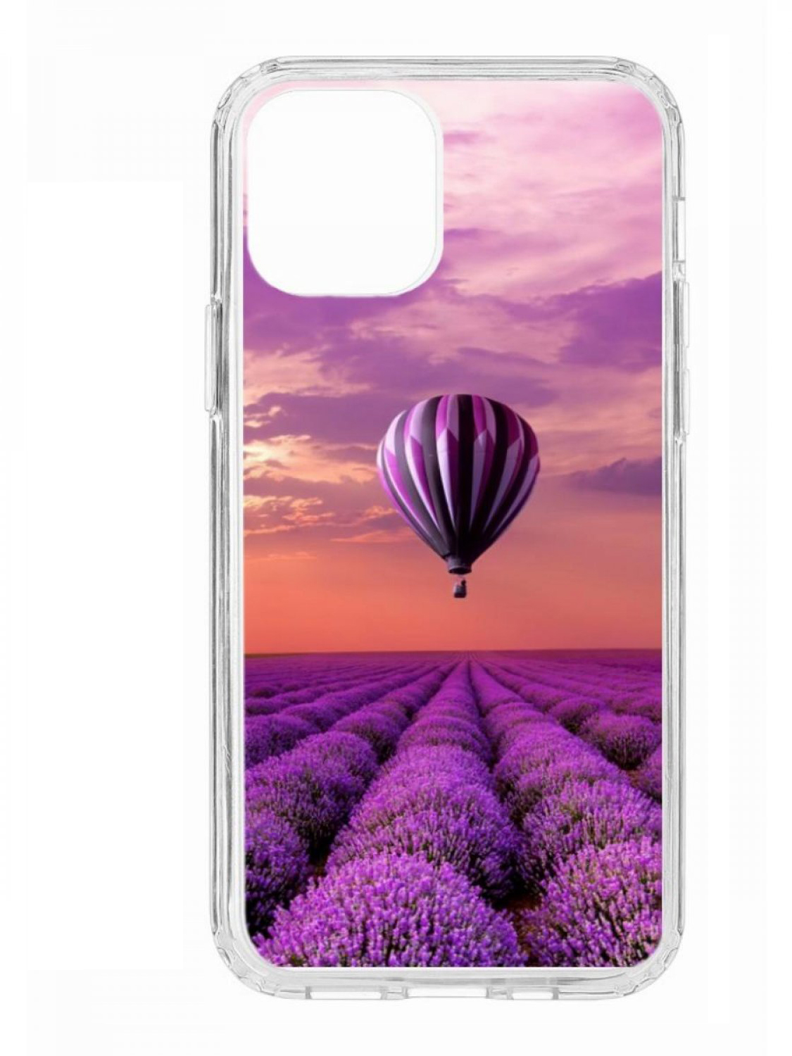 

Чехол на Apple iPhone 12 Kruche Print Лавандовый рай, Фиолетовый