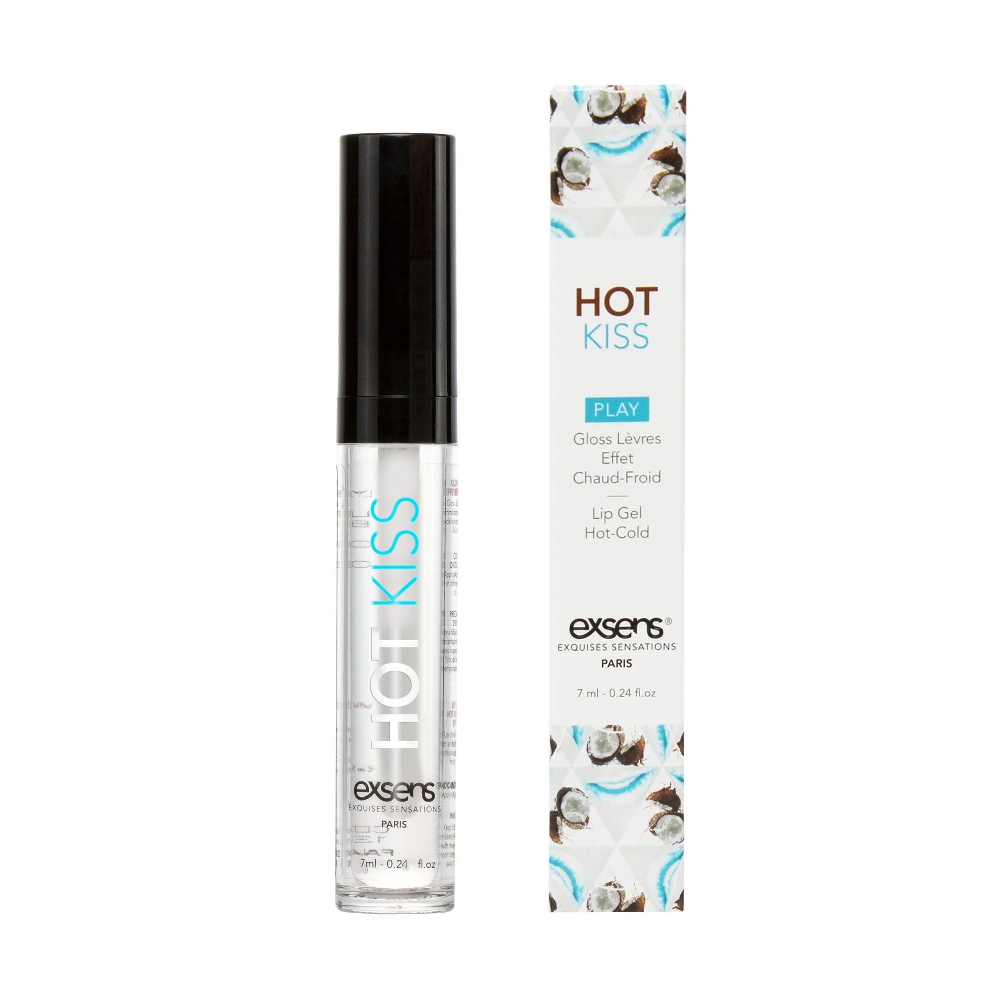 Блеск для губ Exsens Play Hot Kiss Кокос, 7 мл блеск для губ catrice melting kiss gloss stick в стике тон 030