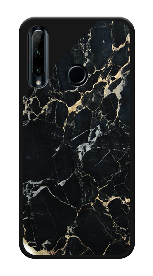 

Чехол Awog на Honor 10i "Черный мрамор уголок", Черный;золотистый, 68852-1