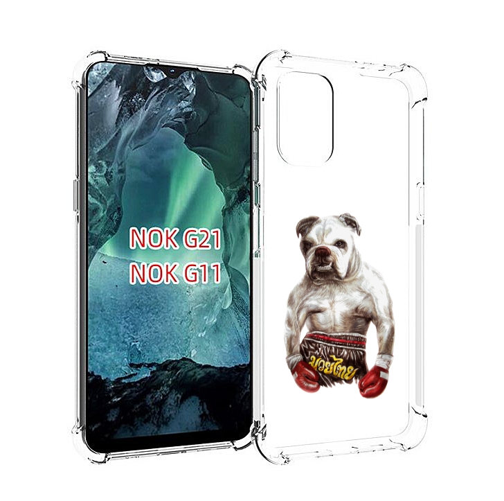 

Чехол Mypads Боксер Для Nokia G11/G21, Прозрачный, Tocco