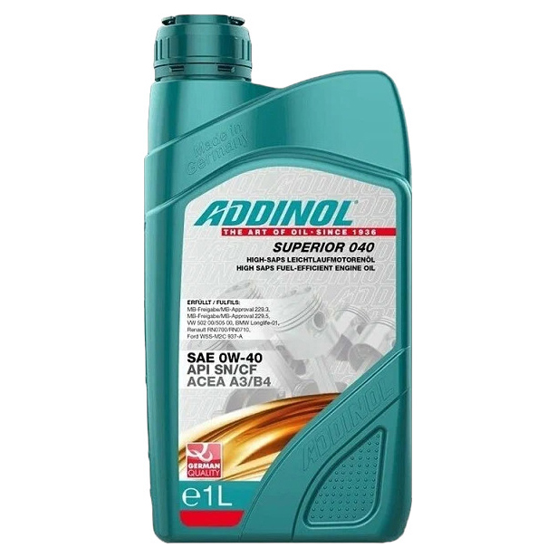 Addinol Superior 040 0w-40 (1 л)