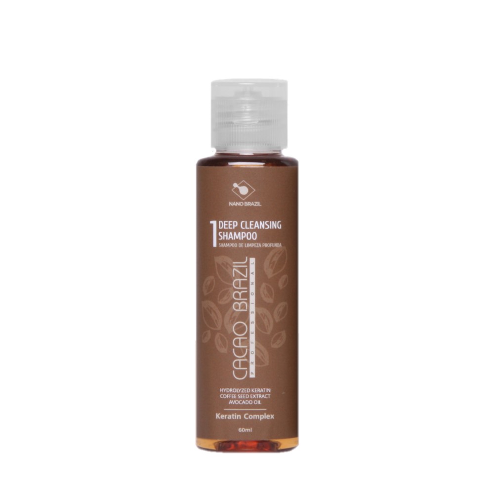 фото Шампунь nano brazil deep cleansing shampoo cacao brazil 60 мл