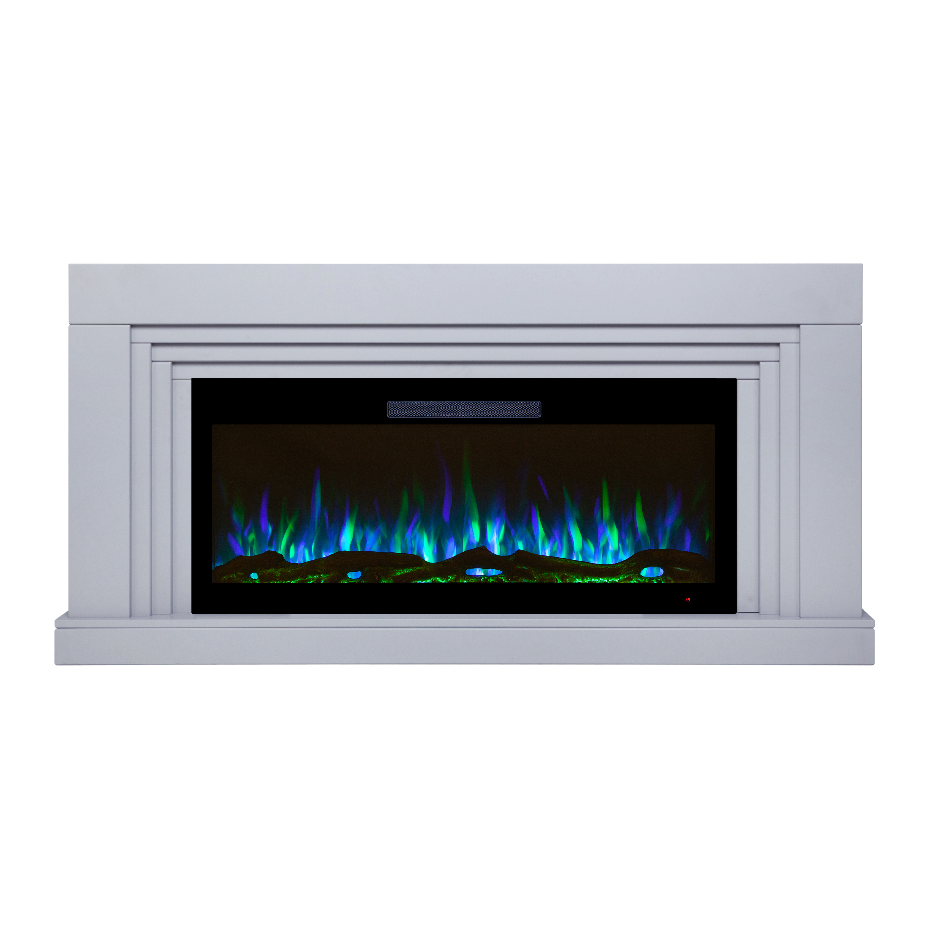 

Электрокамин RealFlame Stanley 42 GR c Diamond 42, с муляжом дров и кристалами