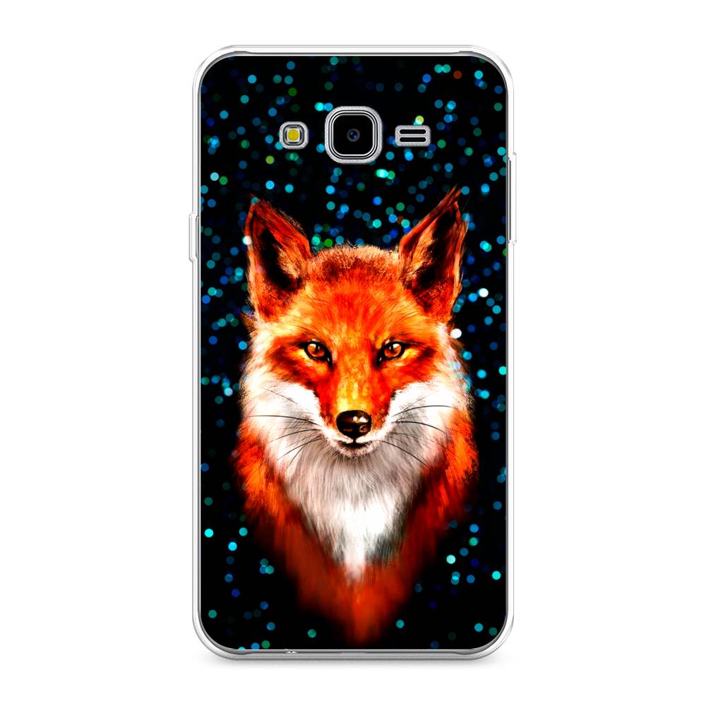 

Чехол Awog на Samsung Galaxy J7 Neo "Волшебная лиса", Оранжевый;черный;белый, 25350-1