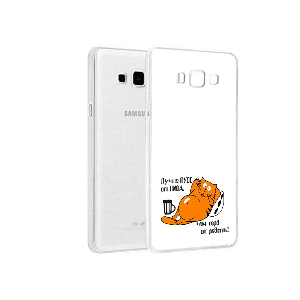 

Чехол MyPads Tocco для Samsung Galaxy A8 лучше пузо, Прозрачный, Tocco