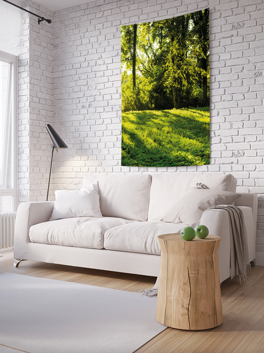 

Вертикальное фотопанно на стену JoyArty Лучи в лесу 150x200 см, Лучи в лесу