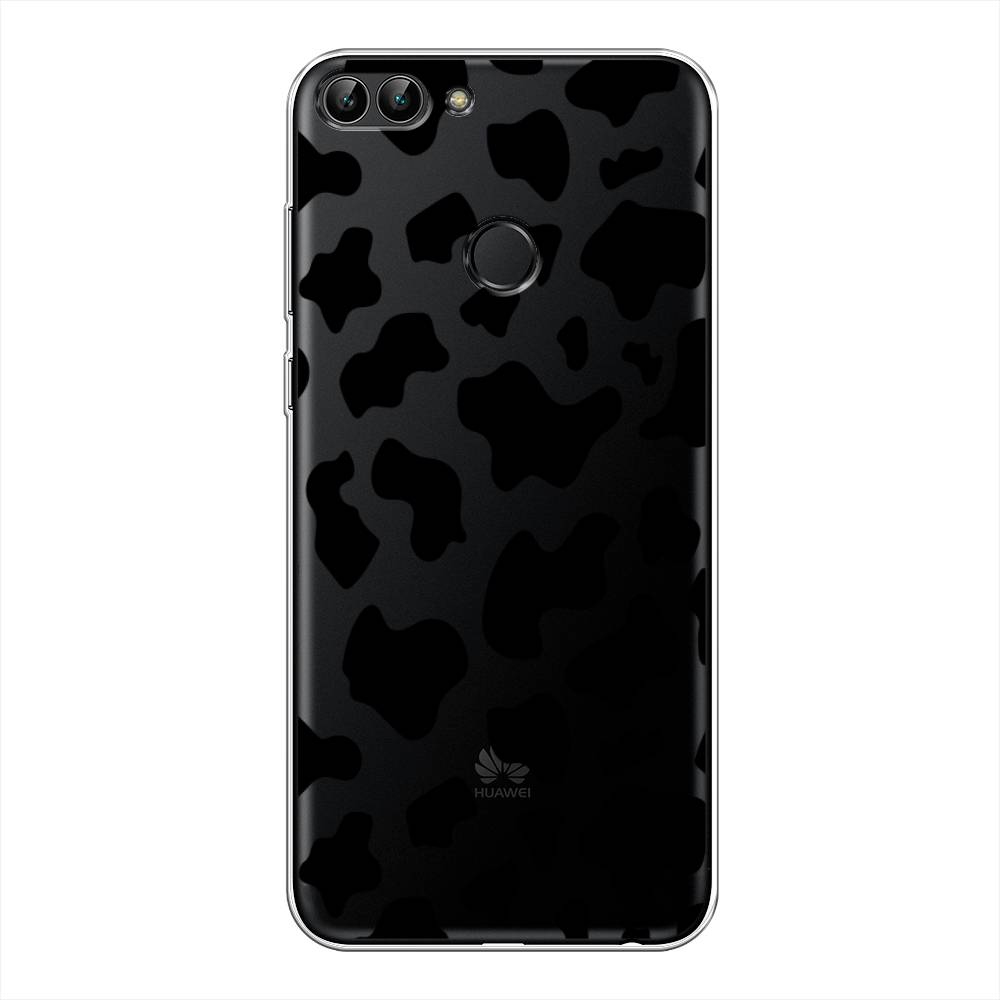 

Чехол Awog на Huawei Y9 2018 "Пятна коровы черные", Черный, 64950-2