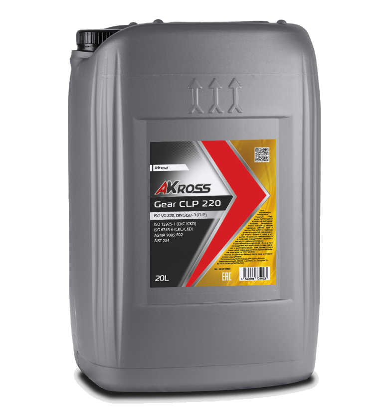 AKROSS Gear CLP 220 Масло редукторное 20L