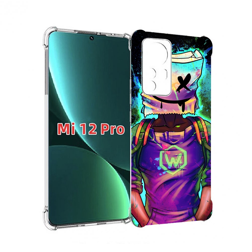 

Чехол MyPads маршмеллоу-глитч для Xiaomi 12S Pro, Прозрачный, Tocco
