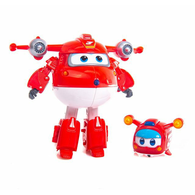 

Игровые фигурки Super Wings Заряженный Джетт и Супер питомец Джетт