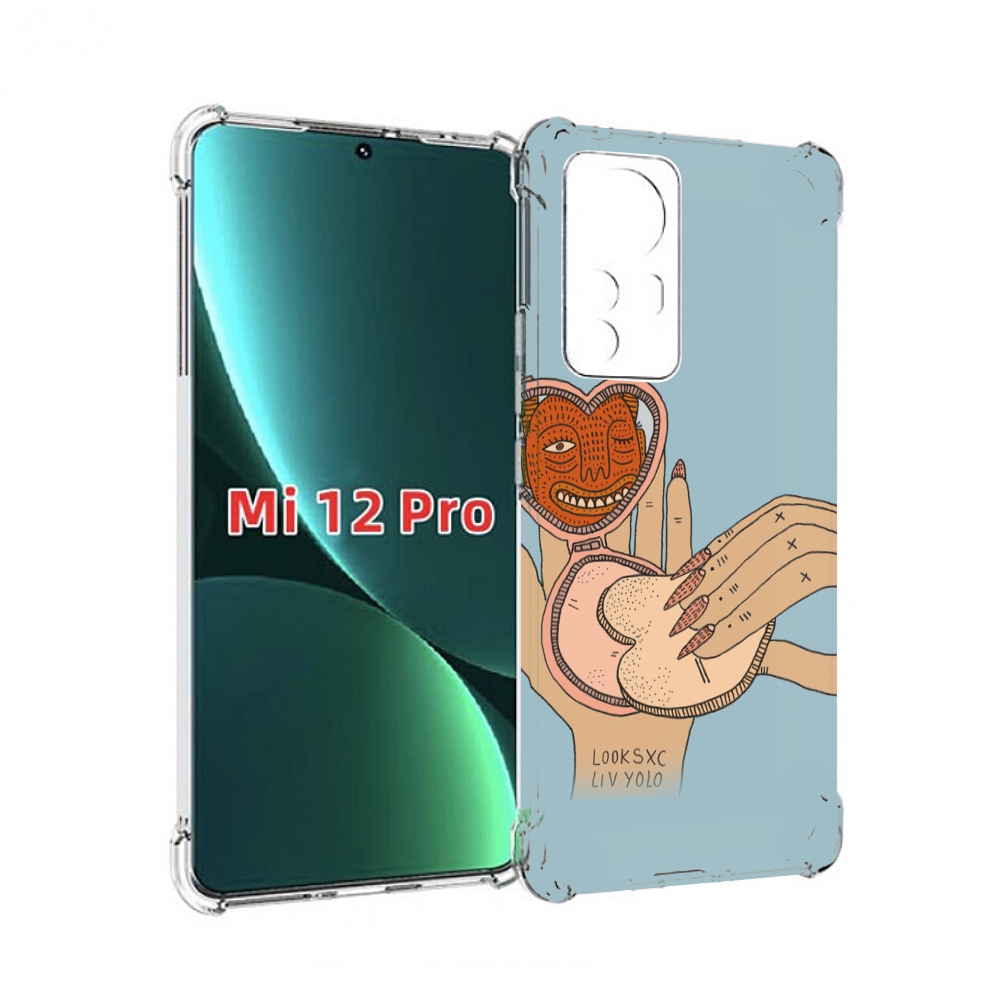 

Чехол MyPads макияж картинка женский для Xiaomi 12S Pro, Прозрачный, Tocco