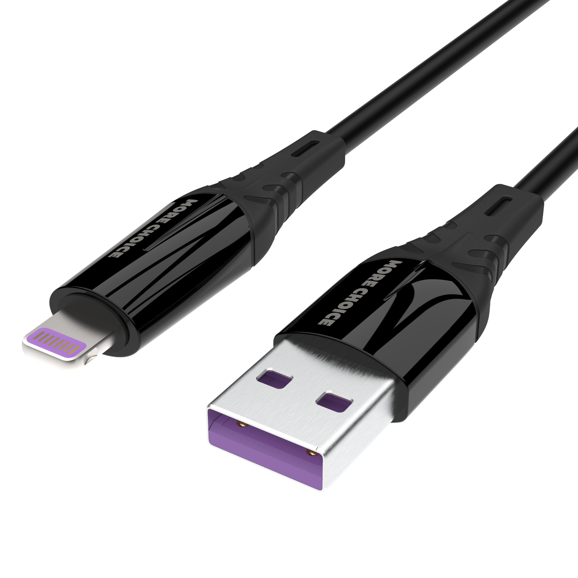 

Кабель Lightning-USB More Choice K35 1 м черный, K35