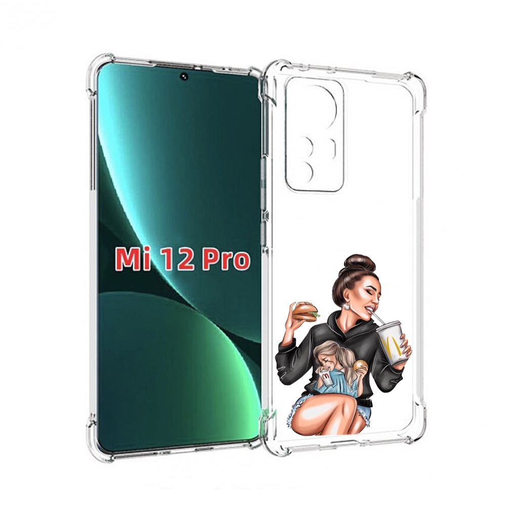 

Чехол MyPads любительница-макдональдс женский для Xiaomi 12S Pro, Прозрачный, Tocco