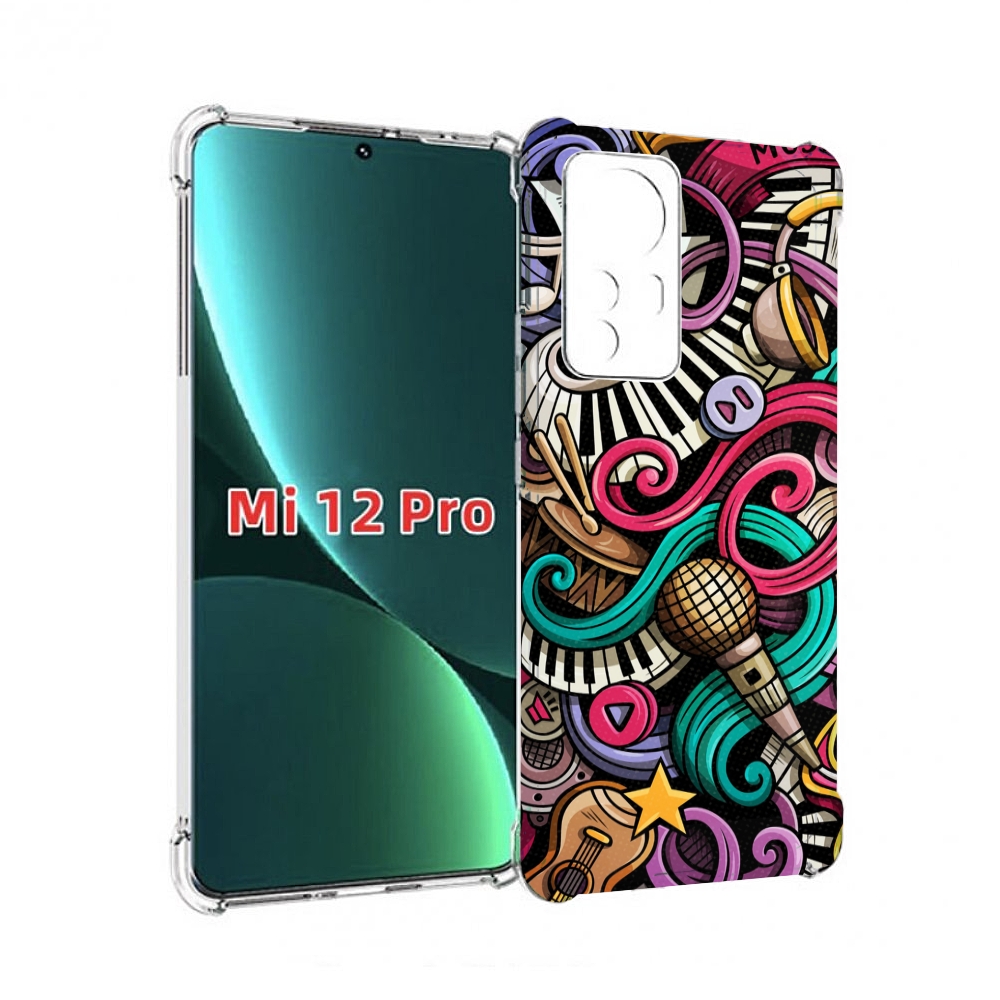 

Чехол MyPads любимая-музыка для Xiaomi 12S Pro, Прозрачный, Tocco