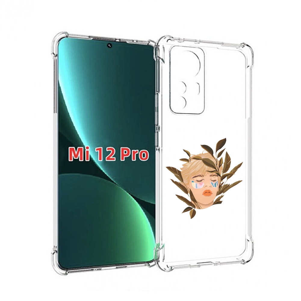 

Чехол MyPads лицо-с-патчами для Xiaomi 12S Pro, Прозрачный, Tocco