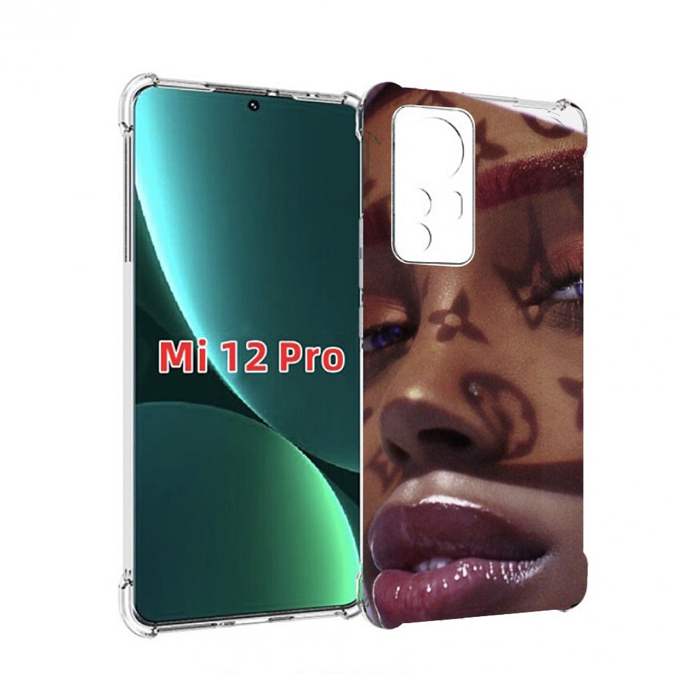 

Чехол MyPads лицо девушки тень женский для Xiaomi 12S Pro, Прозрачный, Tocco