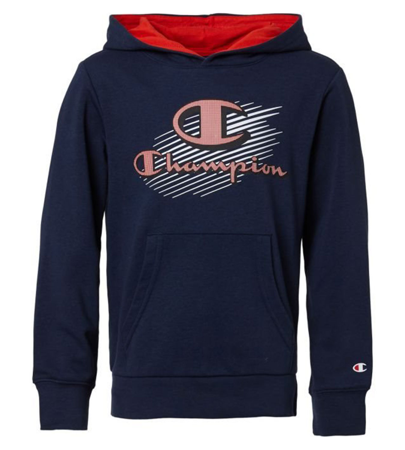 фото Худи детское champion legacy graphic shop hooded sweatshirt 305206-bs503 цв.синий р.116