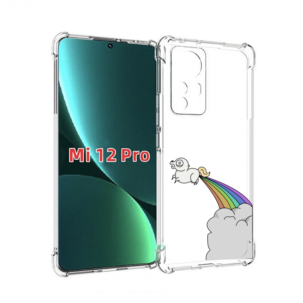 

Чехол MyPads летающее-пони детский для Xiaomi 12S Pro, Прозрачный, Tocco