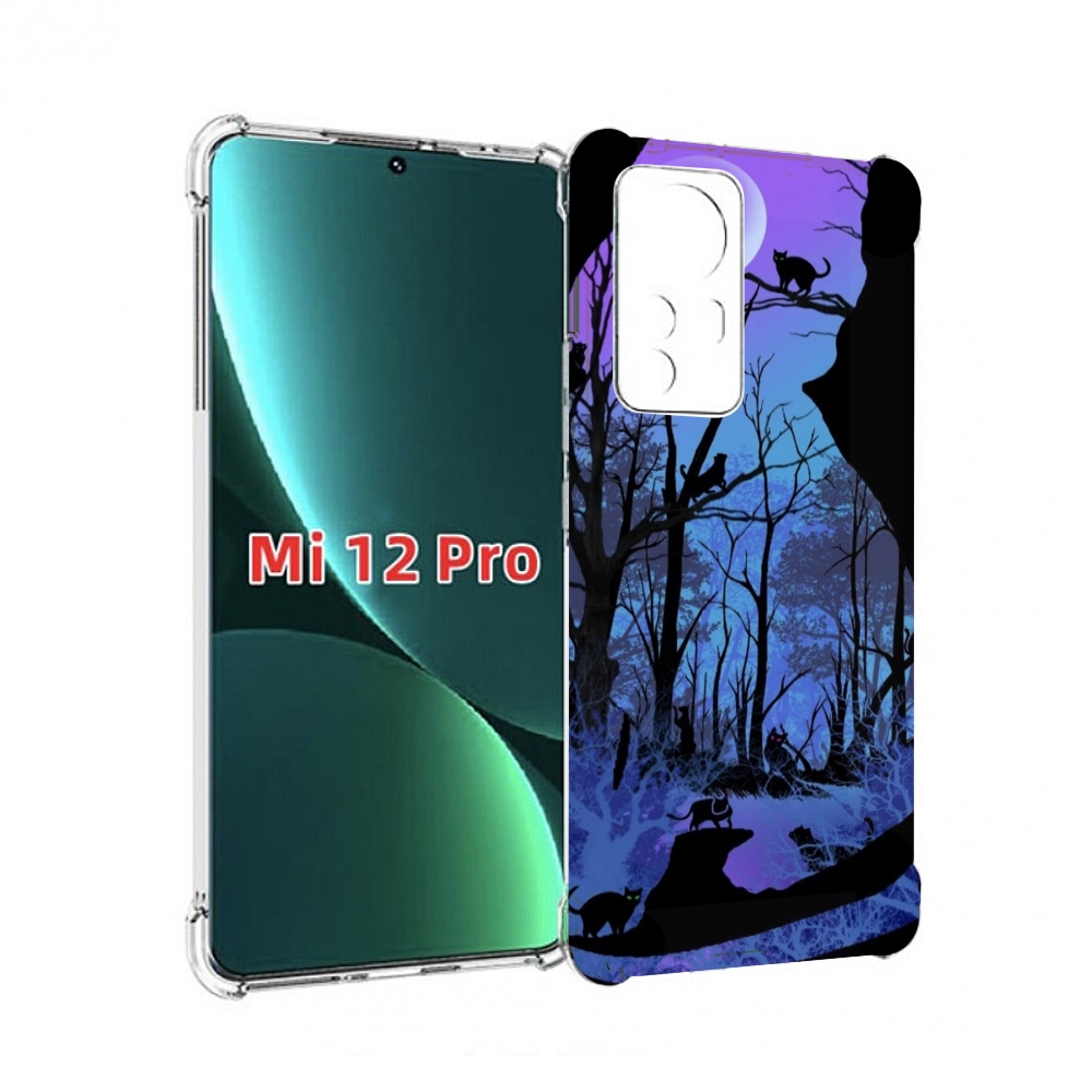 

Чехол MyPads лес внутри кота для Xiaomi 12S Pro, Прозрачный, Tocco