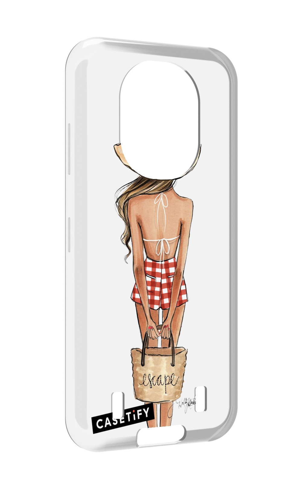 

Чехол MyPads CASETiFY женский для Oukitel WP16, Прозрачный, Tocco