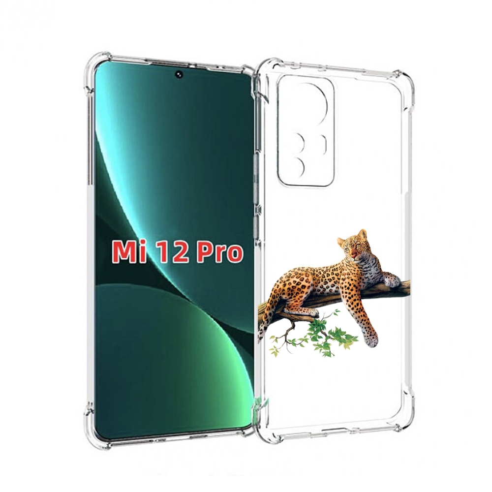

Чехол MyPads леопард-на-дереве детский для Xiaomi 12S Pro, Прозрачный, Tocco