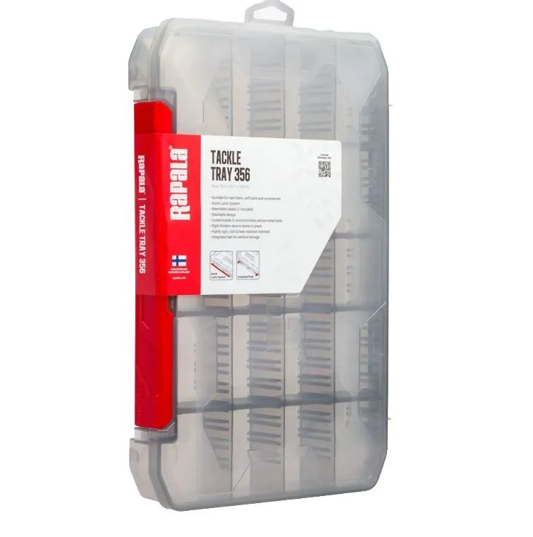 Коробка рыболовная Rapala Tackle Tray Deep Half (20 / Коробка;Переставные перегородки /