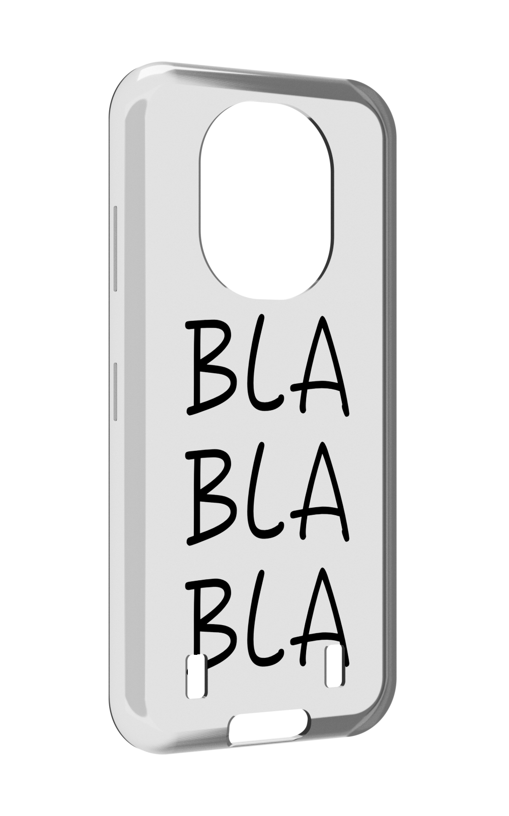 

Чехол MyPads Bla-Bla для Oukitel WP16, Прозрачный, Tocco