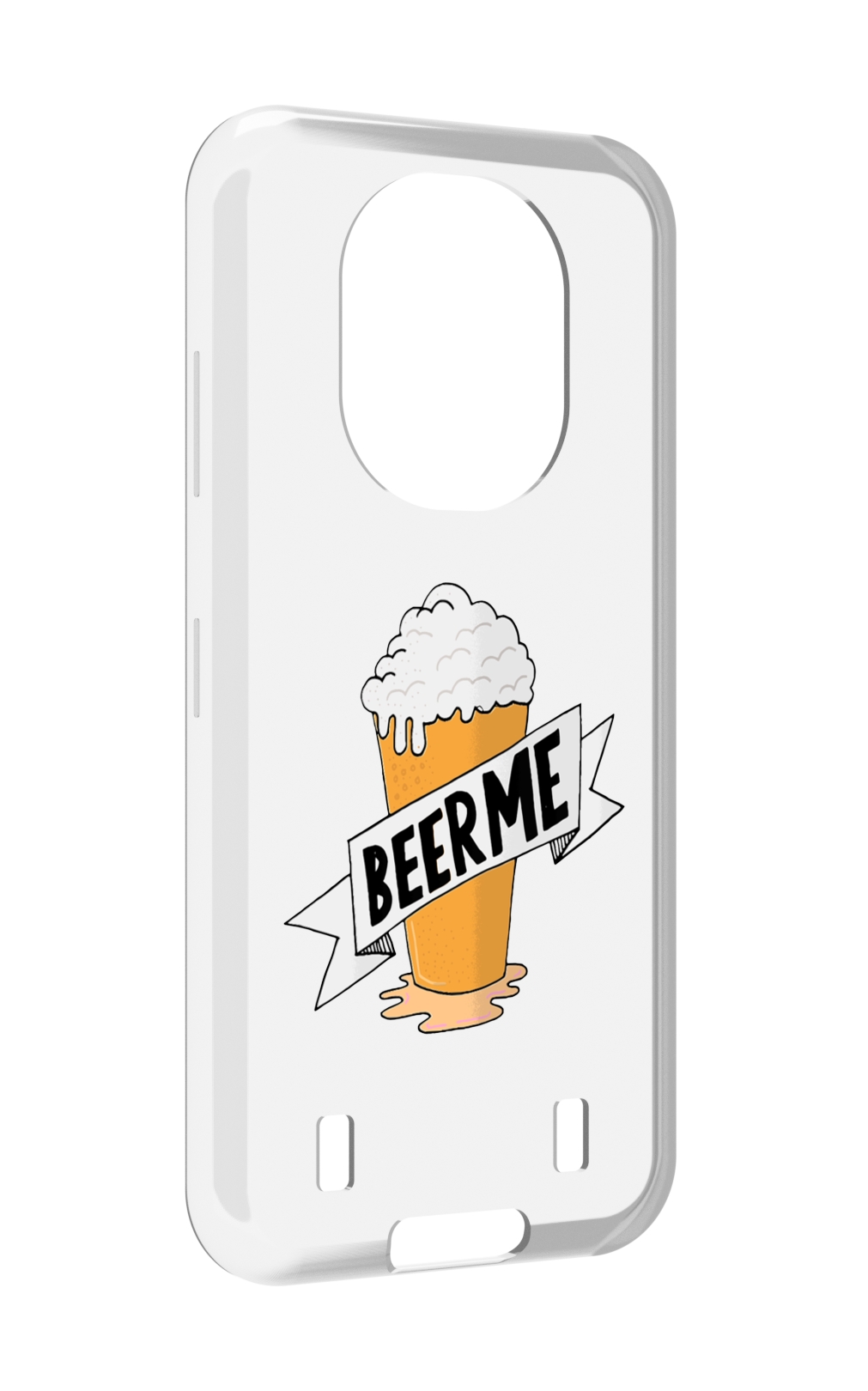

Чехол MyPads Beer-me для Oukitel WP16, Прозрачный, Tocco