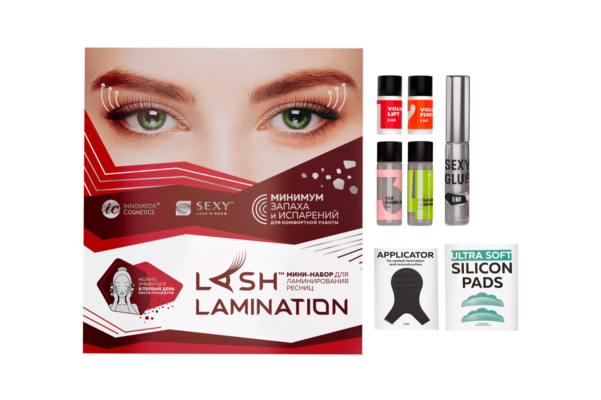 фото Мини-набор для ламинирования ресниц и бровей innovator cosmetics sexy lash lamination