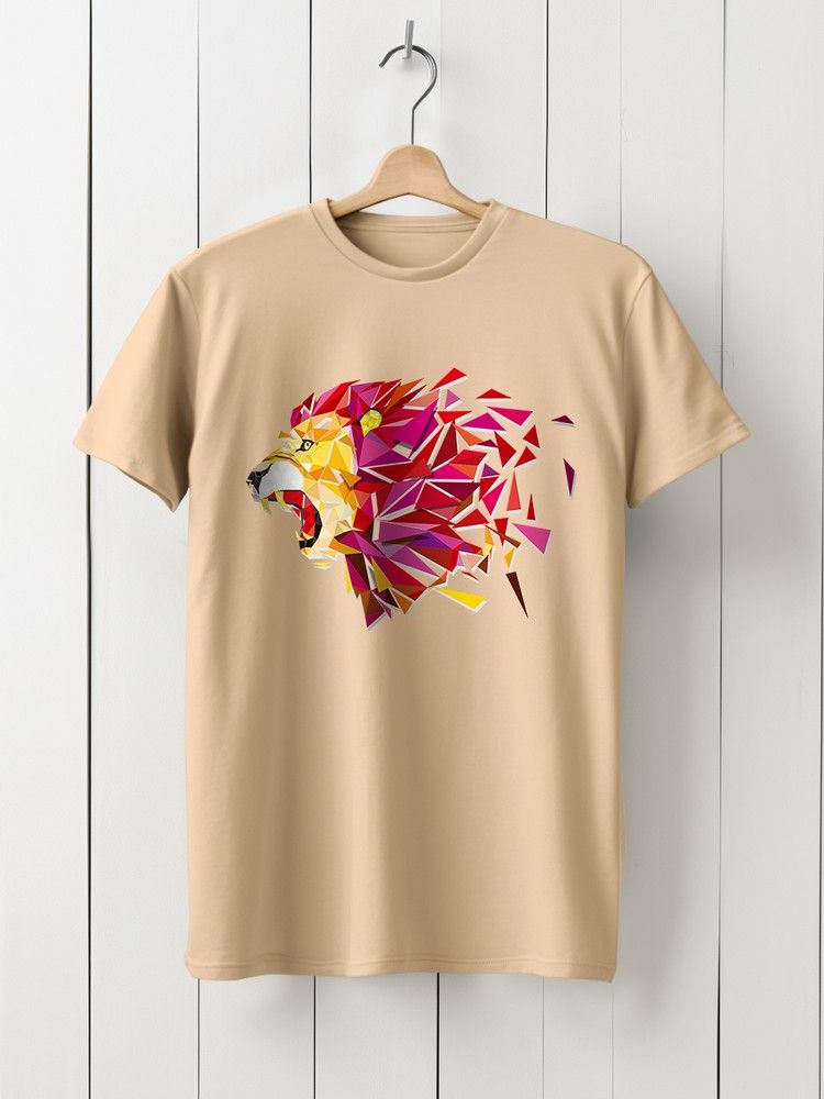 Футболка унисекс HYPNOTICA Лев - 939 бежевая S