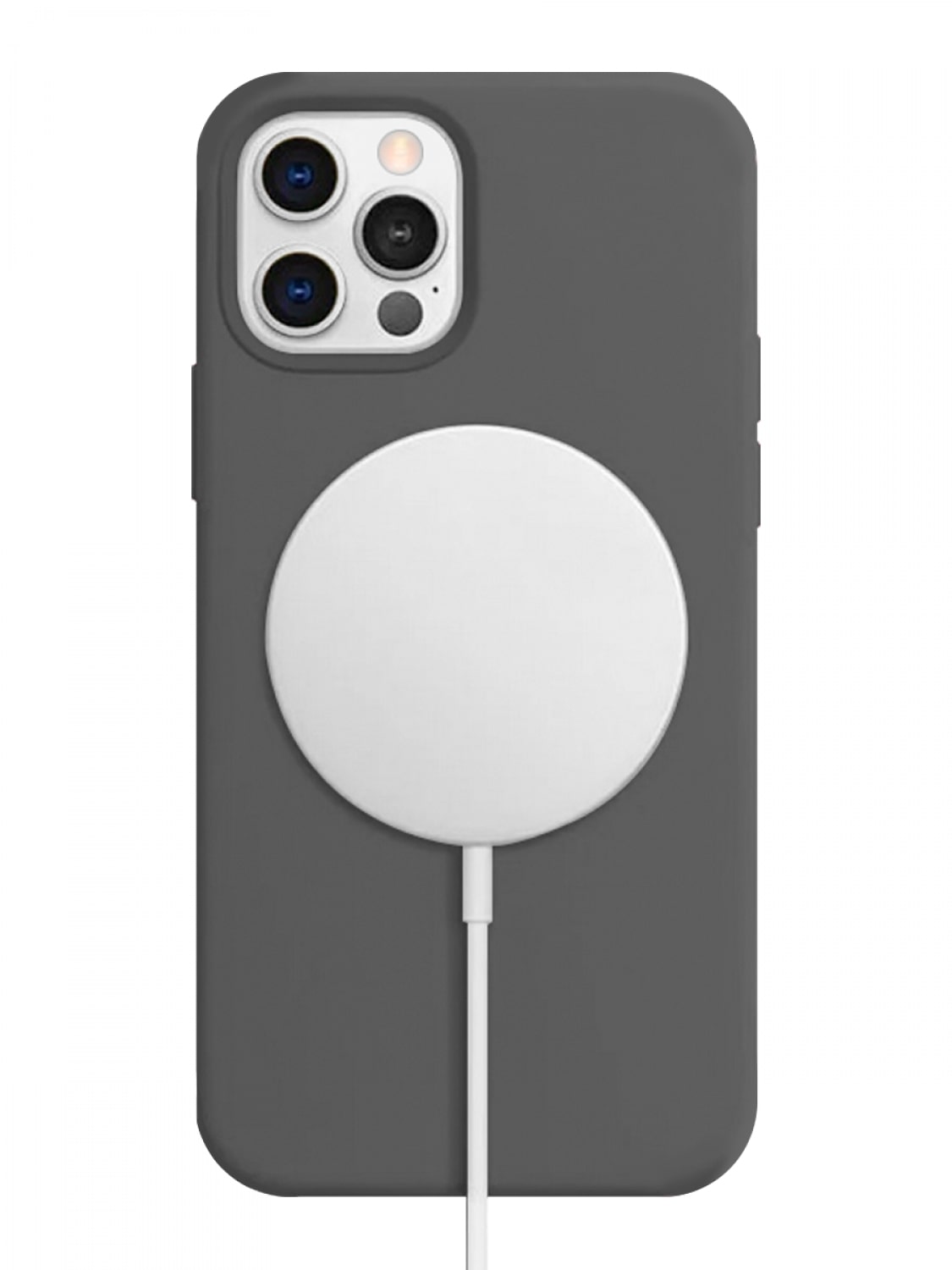 

Чехол для смартфона Apple iPhone 13 Pro Viva Madrid Ferro MagSafe Dark gray, Серый