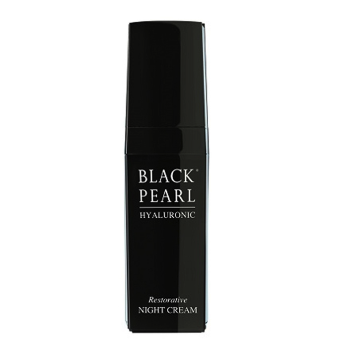 фото Ночной крем black pearl с гиалуроновой кислотой restorative night cream, 30 мл