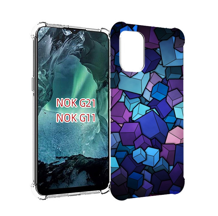 

Чехол Mypads Лепестки Для Nokia G11/G21, Прозрачный, Tocco