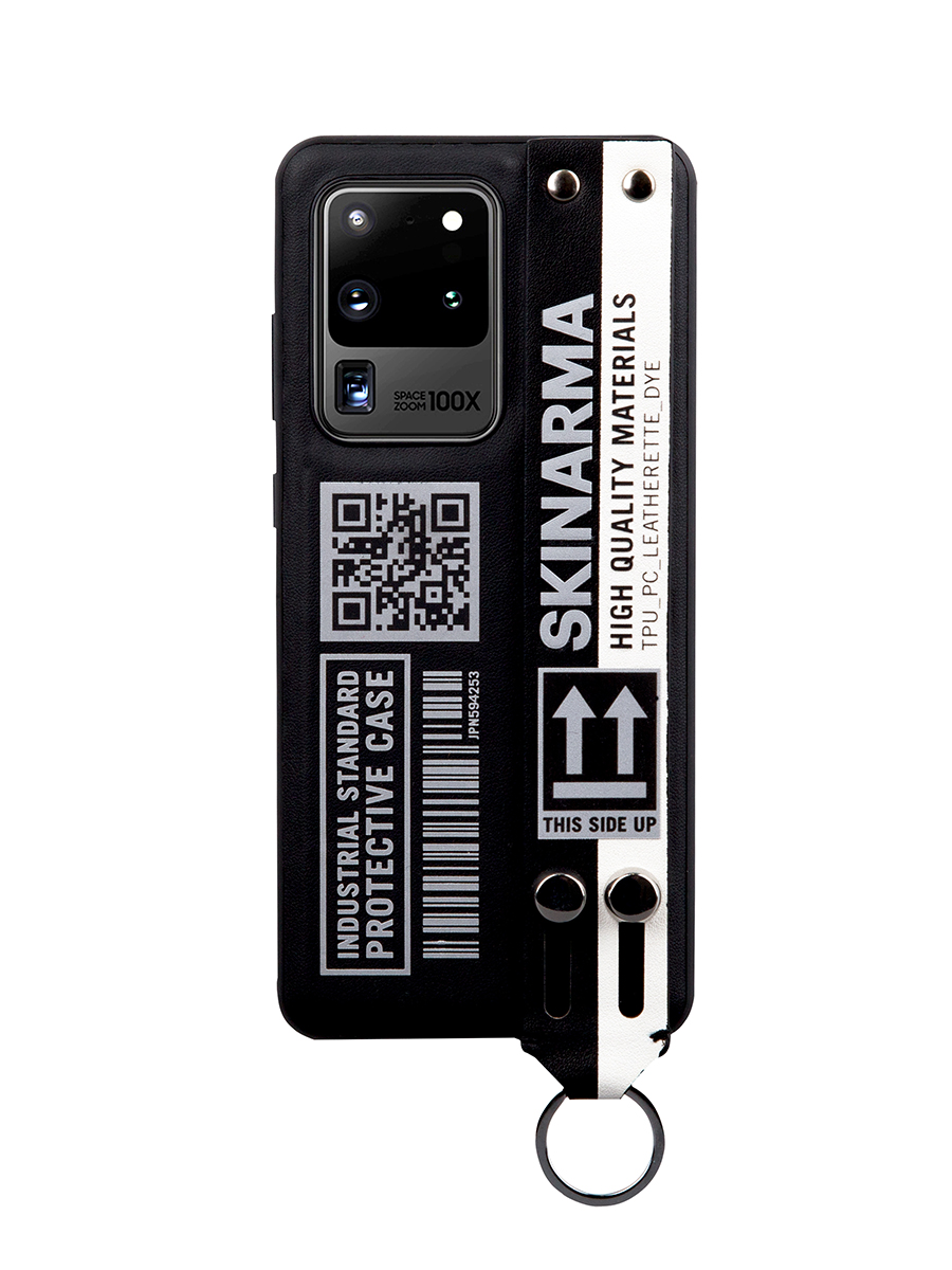 

Чехол для смартфона Samsung Galaxy S20 Ultra Skinarma Hasso Silver, Черный