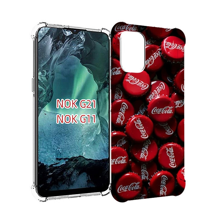 

Чехол Mypads Крышки От Кокаколы Для Nokia G11/G21, Прозрачный, Tocco