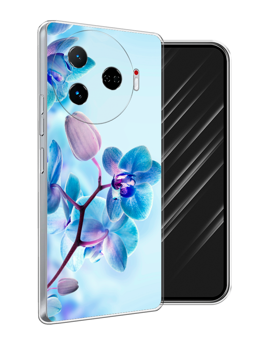 

Чехол Awog на Tecno Camon 30 Pro 5G "Голубая орхидея", Голубой;синий;фиолетовый, 305150-1