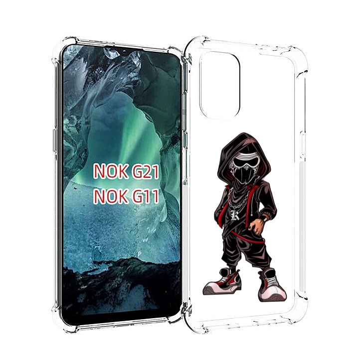 

Чехол Mypads Крутой-Ниндзя Для Nokia G11/G21, Прозрачный, Tocco