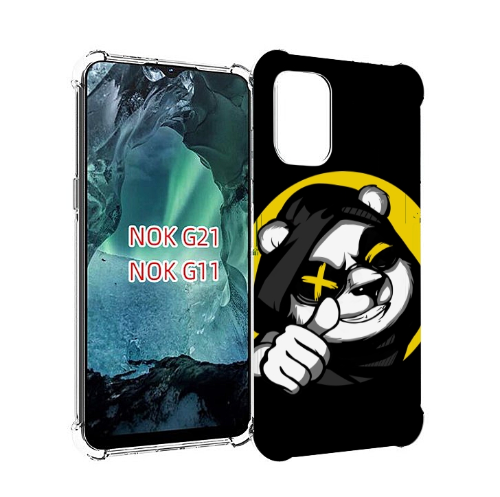 

Чехол Mypads Крутая Пандочка Ок Для Nokia G11/G21, Прозрачный, Tocco