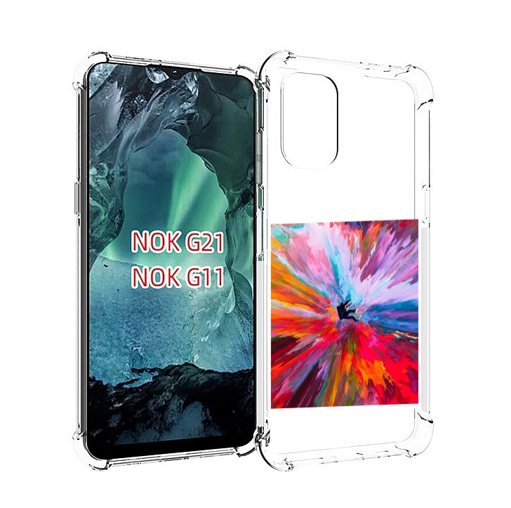 

Чехол Mypads Красочный Астранавт Для Nokia G11/G21, Прозрачный, Tocco