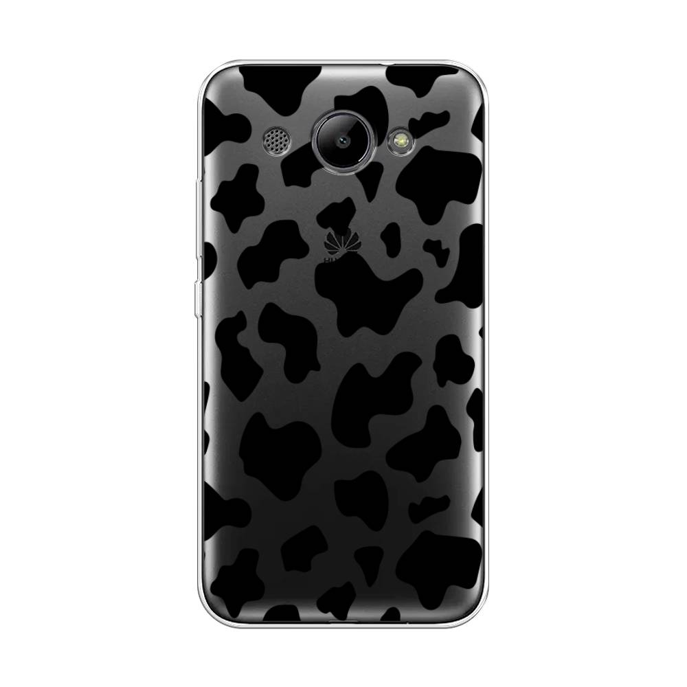 

Чехол Awog "Пятна коровы черные" для Huawei Y3 2018, 65850-2