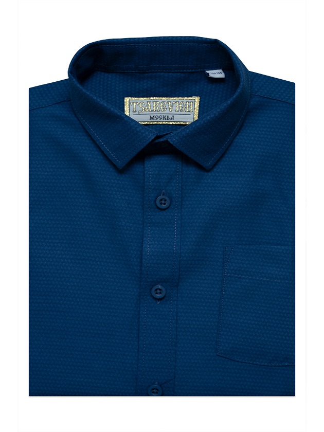 Рубашка детская Tsarevich Vichy 22, синий, 152