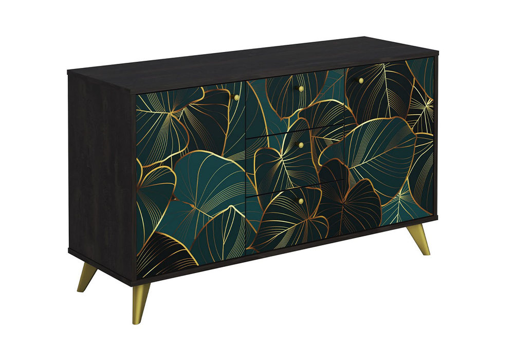 Комод НОНТОН Фьюжн 120х397x70 см tropical камень угольный 10590₽