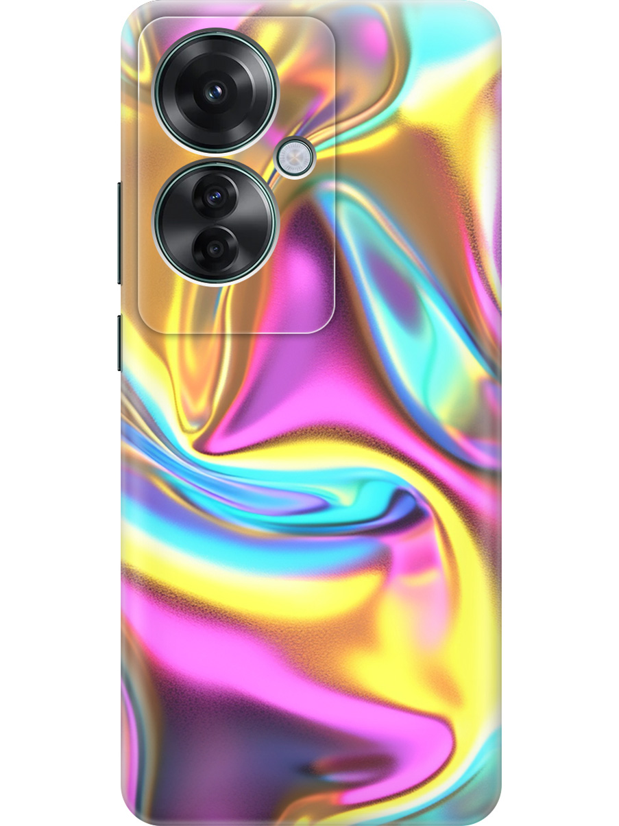 

Силиконовый чехол на Oppo Reno11 f 5G с принтом "Ультрафиолетовая абстракция", Прозрачный;желтый;фиолетовый, 782631231