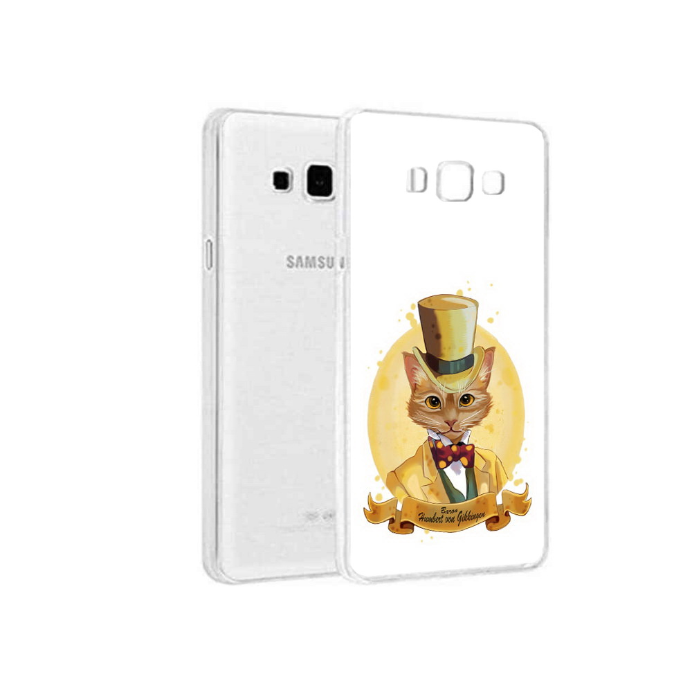 

Чехол MyPads Tocco для Samsung Galaxy A8 кот юрист, Прозрачный, Tocco