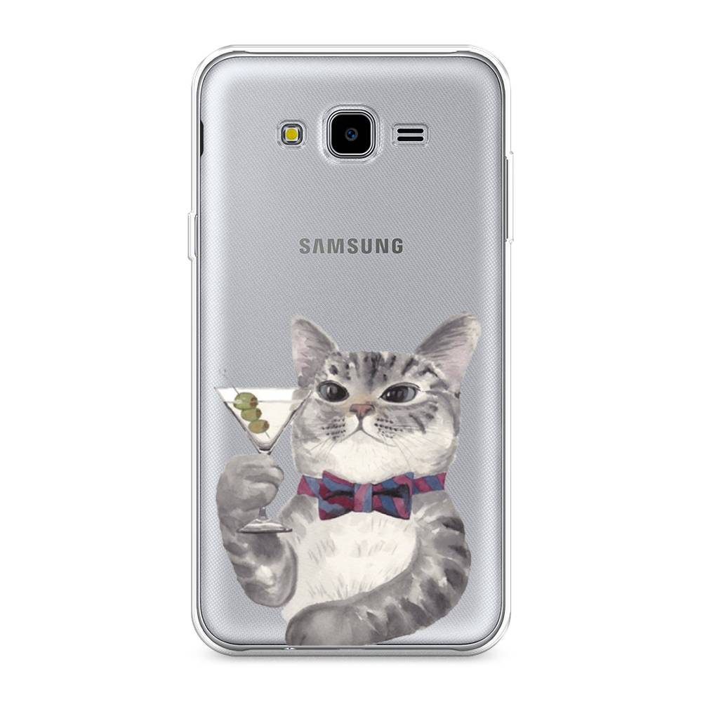 

Чехол Awog "Кот джентльмен" для Samsung Galaxy J7 Neo