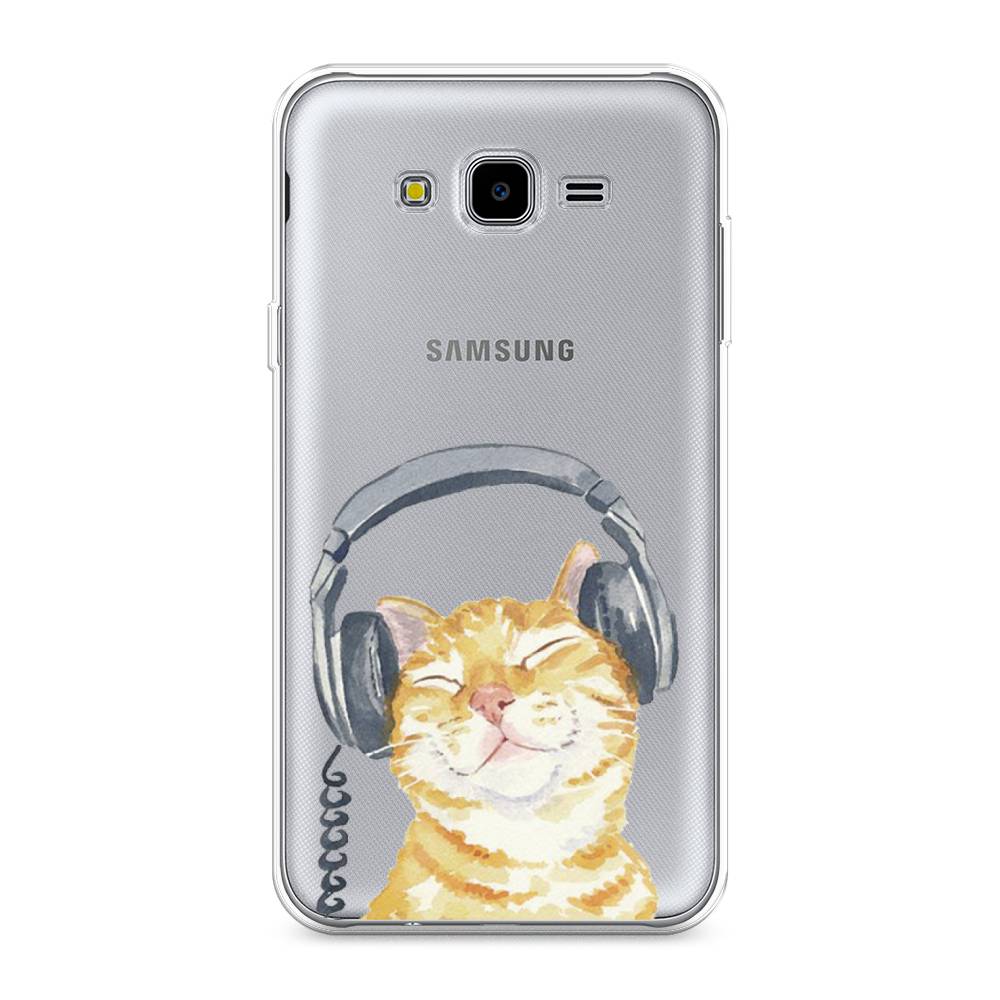 

Чехол Awog "Кот меломан" для Samsung Galaxy J7 Neo