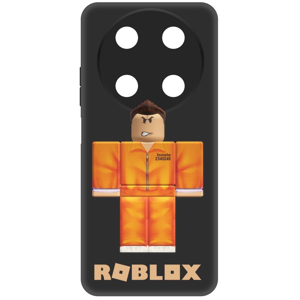 

Чехол-накладка Krutoff Soft Case Roblox-Заключенный для ITEL RS4 черный